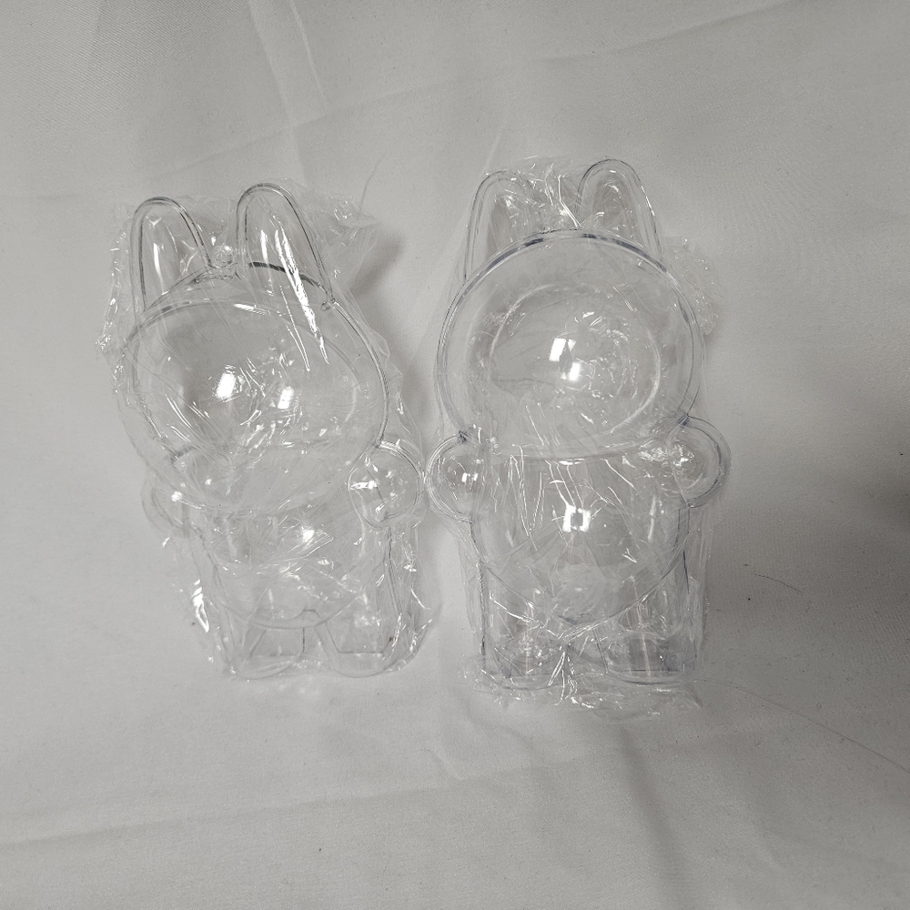 Clear Plastic‎ Labubu Standing Casea